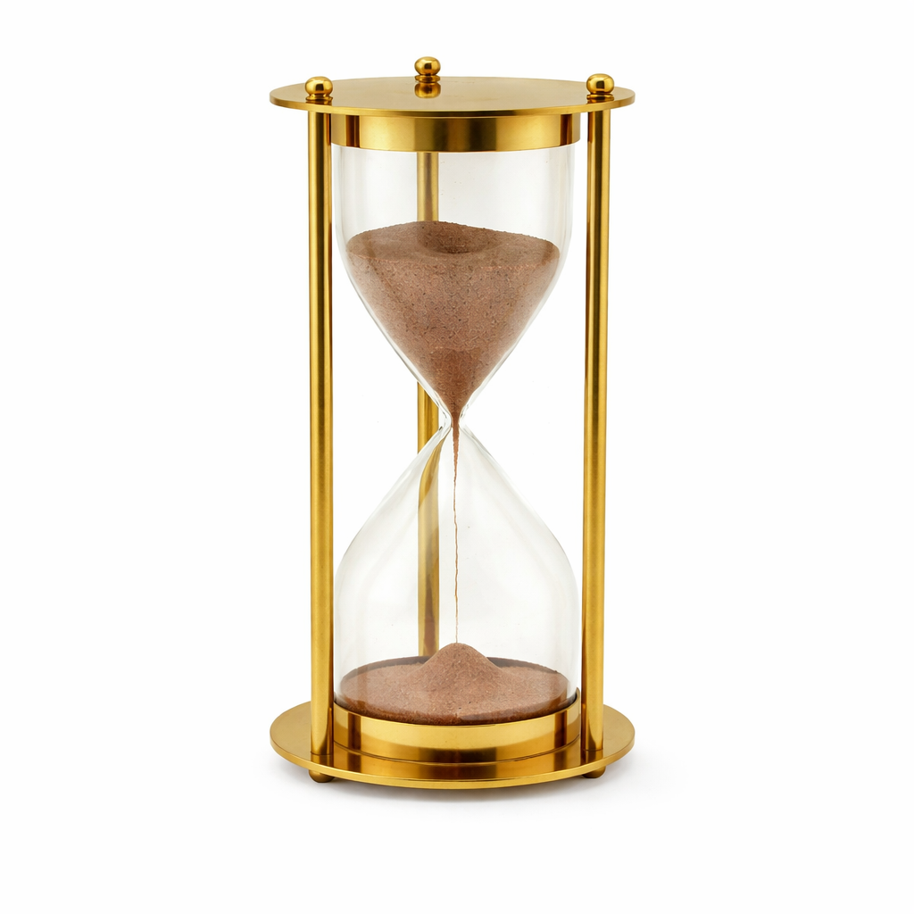 NI305A METALLIC HOURGLASS 17CM (PACKAGE INCLUDED) - Image 1