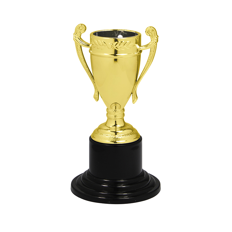 18-9605-0 (1) GOLD TROPHY MEDAL 10.5CM – CUSTOM PRINTED AWARD MEDAL FOR SPORTS & EVENTS - Image 1