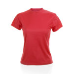 RED WOMEN’S SPORTS TEE | 100% POLYESTER | 135GSM | SUBLIMATION & MARATHON USE