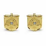 BYZANTINE MILITARY CUFFLINKS – TWO-HEADED EAGLE DESIGN - Image 3