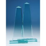 DELUXE CRYSTAL AWARD 22.5CM – CUSTOM ENGRAVED CORPORATE RECOGNITION TROPHY - Image 3