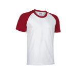 WHITE & VIOLET TWO-TONE T-SHIRT – STYLISH 100% COTTON RAGLAN SLEEVE TEE