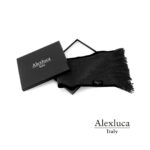 ALEXLUCA SOFT & WARM WINTER SCARF – COTTON & VISCOSE BLEND WITH FRINGE FINISH - Image 2
