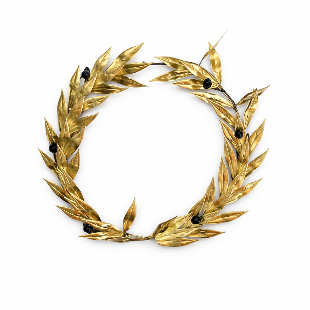 NM13006 WINNERS GOLD OLIVE WREATH PLAQUE - Image 1