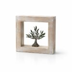 WOODEN FRAME WITH A HANDMADE OLIVE TREE - Image 2
