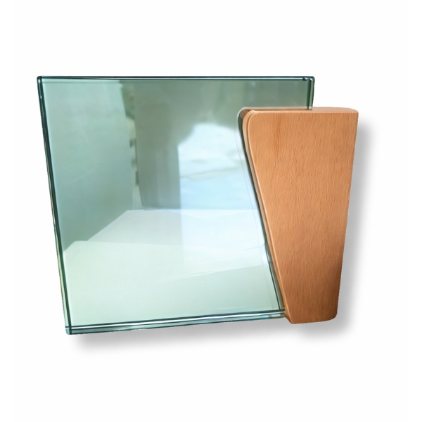 24-4464-0 ELEGANT CRYSTAL & WOOD AWARD - Image 1