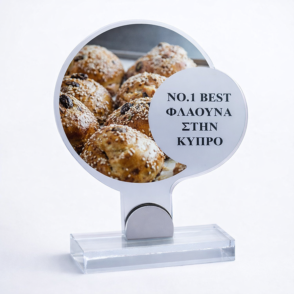 ART095 BEST FLAOUNA AWARD 17cm (PRINTING INCLUDED) - Image 1