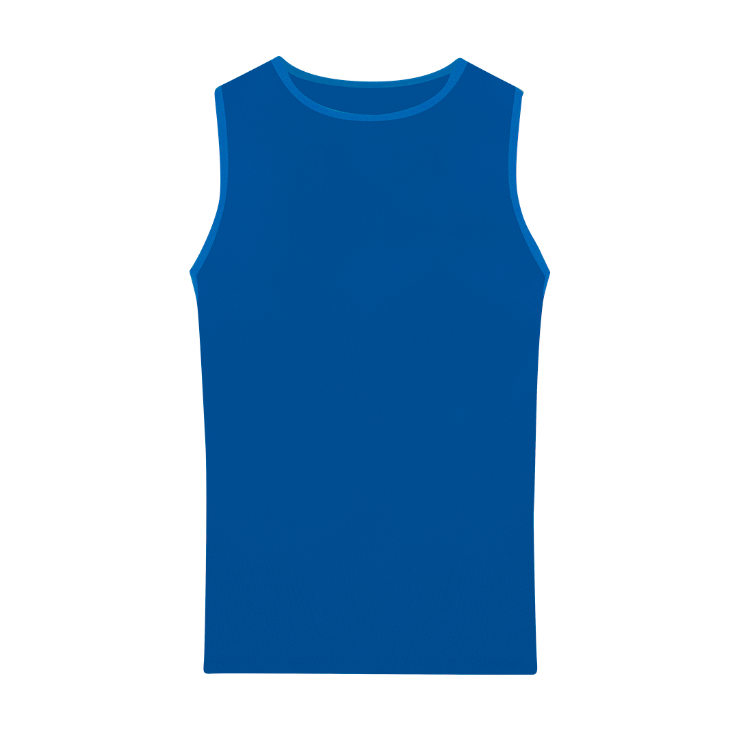 21834.19 BLUE ADULT SLEEVLESS T-SHIRT JACKSON - Image 1
