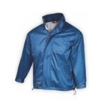 BLUE WINDPROOF SPORTS JACKET | LIGHT PVC ATHLETIC WEAR - Image 13