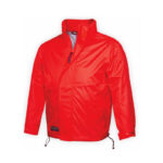 RED WINDPROOF SPORTS JACKET | LIGHT PVC ACTIVEWEAR – 100% POLYESTER - Image 10