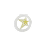 STAR PLEXIGLASS MEDAL 7.5CM - Image 2