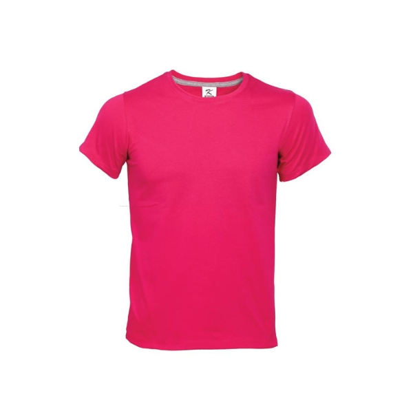 KYC155.WINERED WINE RED COTTON T-SHIRT FOR KIDS - Image 1