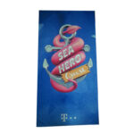 CUSTOM SUBLIMATION BEACH TOWEL – 50x100CM – FULL COLOR MICROFIBER/COTTON - Image 2