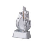 COACH TROPHY  11CM WITH CUSTOM PRINTED PLATE – SPORTS COACHING AWARD - Image 2