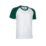 GREEN & WHITE TWO-TONE T-SHIRT – 100% COTTON RAGLAN SLEEVE TEE FOR URBAN STYLE - Image 3