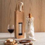CORK WINE GIFT BAG WITH TRANSPARENT WINDOW - Image 4