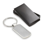 BOHR DOMING KEYRING – CUSTOMIZABLE METAL KEYCHAIN WITH BRANDING SLOT & GIFT BOX