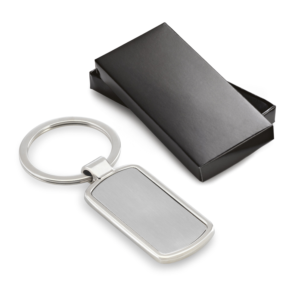 93365.jpg BOHR DOMING KEYRING – CUSTOMIZABLE METAL KEYCHAIN WITH BRANDING SLOT & GIFT BOX - Image 1