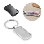 BOHR DOMING KEYRING – CUSTOMIZABLE METAL KEYCHAIN WITH BRANDING SLOT & GIFT BOX - Image 4