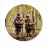 ROUND SUBLIMATION CERAMIC COASTER – 10.8CM CUSTOMIZABLE GIFT (MODEL: CBZ01)