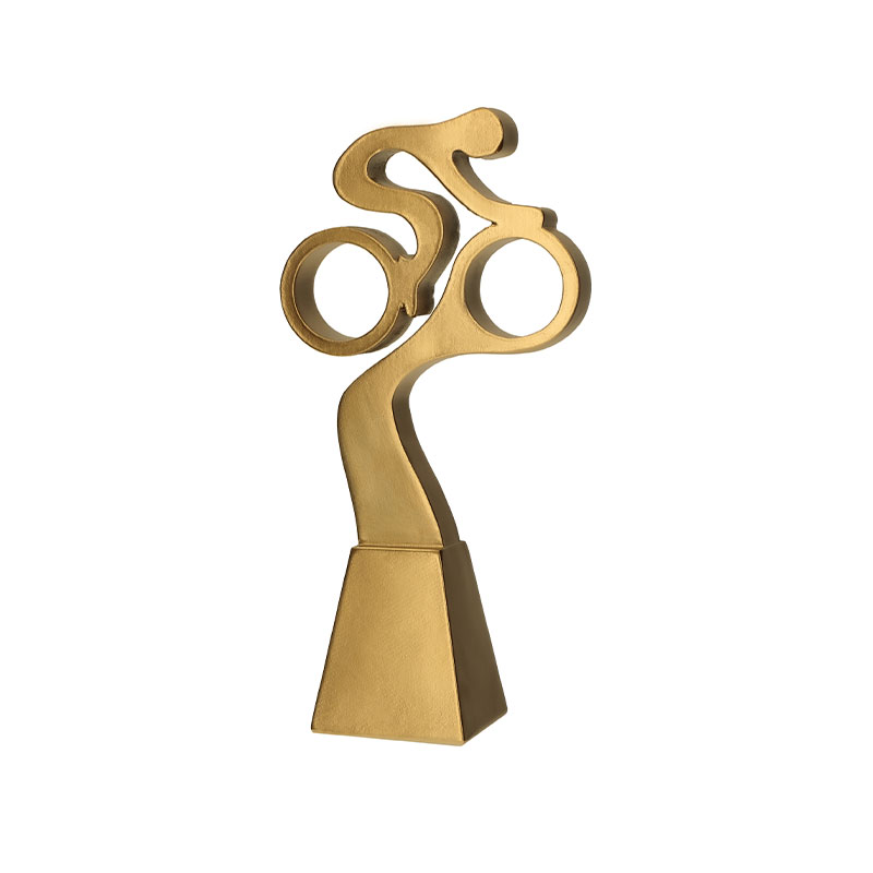 RP5019-23/G CYCLING FIGURE TROPHY – 23CM AWARD FOR CYCLISTS & RACE ACHIEVEMENTS - Image 1