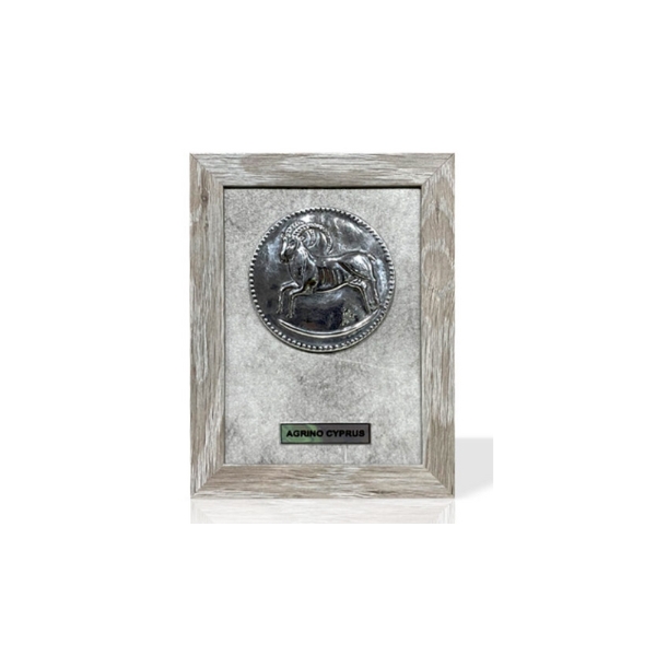 THP0361 HANDMADE SILVER MOUFLON PLAQUE - Image 1