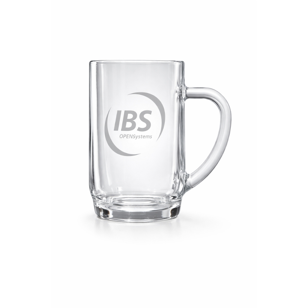 A7 44 LARGE MANCUNIAN TANKARD – 0.57L PERSONALIZED GLASS BEER MUG - Image 1