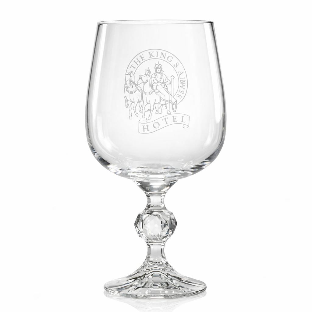 D22 1 340ML CLAUDIA CRYSTALITE GOBLET – LARGE LEAD-FREE WINE GLASS - Image 1