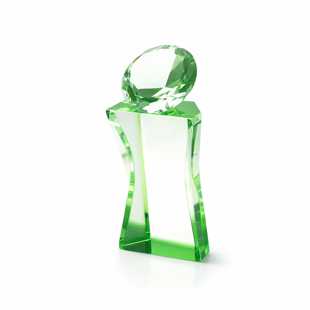ZY1563C 1 GLASS TROPHY 11.09/5-21 - Image 1