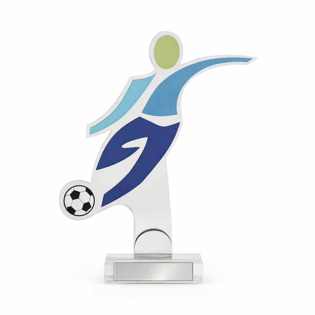 ART020 ART FOOTBALL TROPHY 29CM – PRINTED PLATE INCLUDED - Image 1